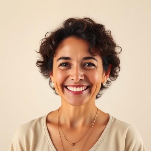Foto de mãe que usa o aplicativo